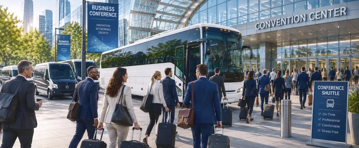 Corporate employee shuttle transportation program